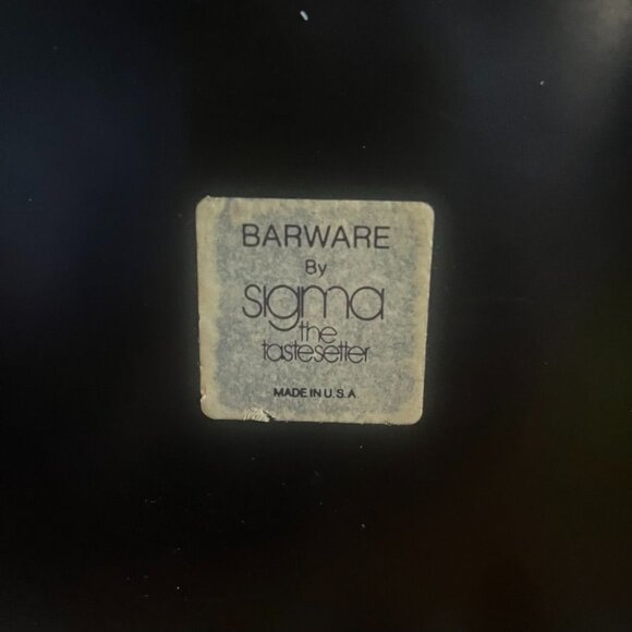 Vintage MCM Faux Ostrich Ice Bucket With Bamboo Handle & Lid READ - Picture 9 of 11